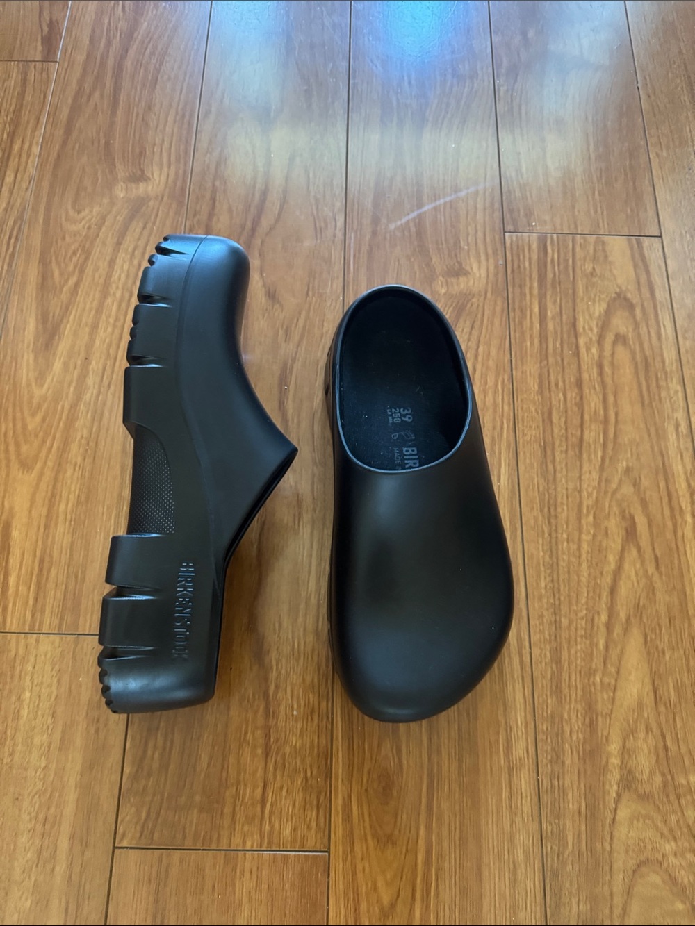 Unisex Birkenstock Black Slip-On Clog —